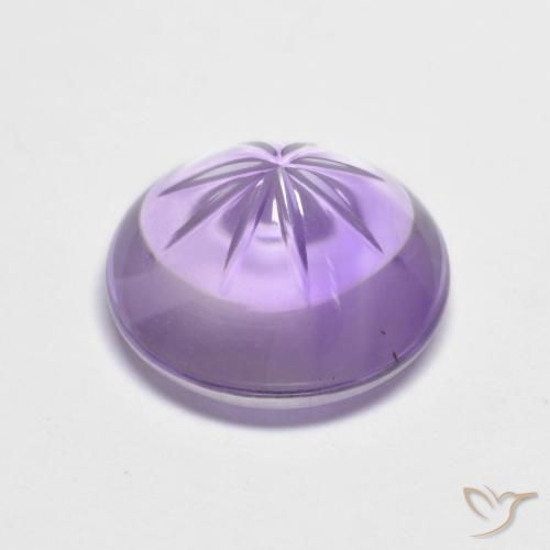 9,17 ctw natürlicher Mittelviolett Amethyst, Runden, Transparent