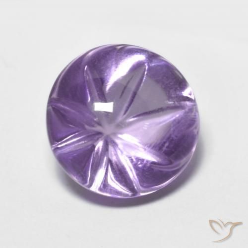 9,17 ctw natürlicher Mittelviolett Amethyst, Runden, Transparent