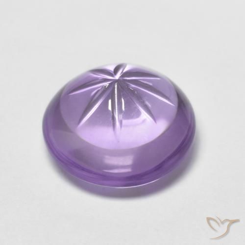 9,17 ctw natürlicher Mittelviolett Amethyst, Runden, Transparent