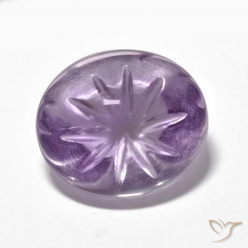 8.27ct Natürlicher Mittelviolett Amethyst, Oval, Transparent