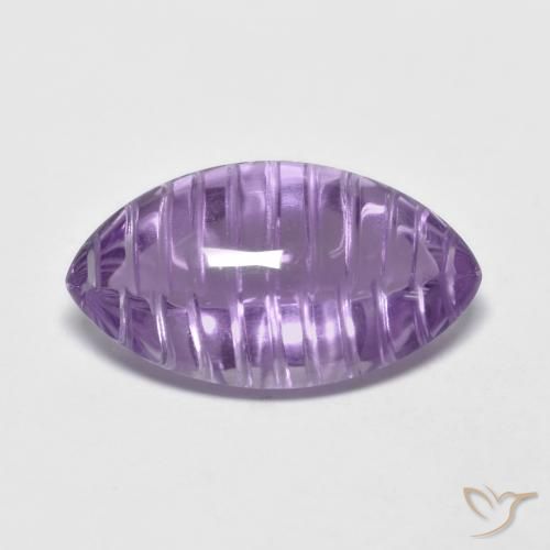 5.46ct Natürlicher Mittelviolett Amethyst, Marquise, Transparent