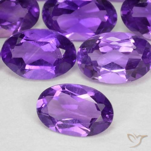 9,17 ctw natürlicher Lebhaftes Violett Amethyst, Oval, VS