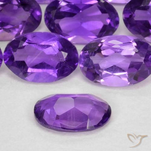 9,17 ctw natürlicher Lebhaftes Violett Amethyst, Oval, VS