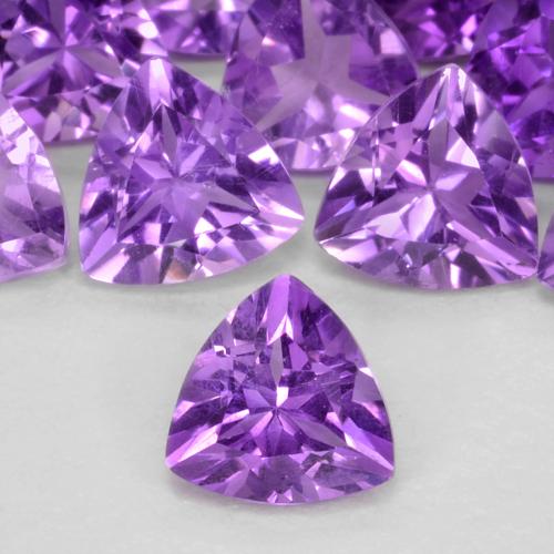 9,17 ctw natürlicher Mittelviolett Amethyst, Trillion, VS