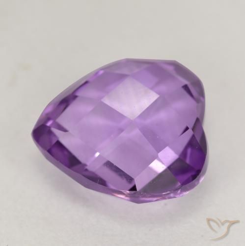 9,17 ctw natürlicher Rosaig-violett Amethyst, Herz, VS