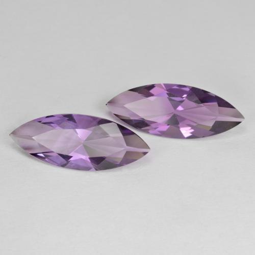 5.59 ct natürliche Mittel-Dunkelviolett Amethyst-Edelsteine, Marquise, VVS-VS