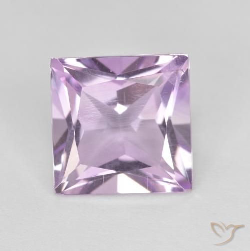 2.20ct Natürlicher Helles Magenta Amethyst, Quadrat, VS