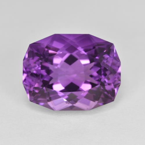 9,17 ctw natürlicher Mittelviolett Amethyst, Ausgefallene Form, VVS