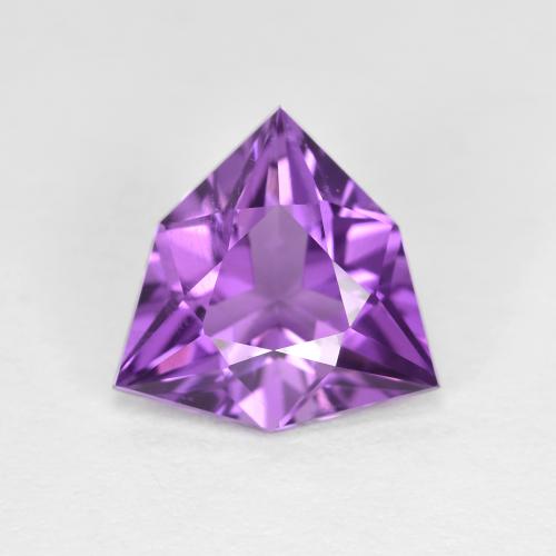 9,17 ctw natürlicher Mittelviolett Amethyst, Ausgefallene Form, VVS-VS