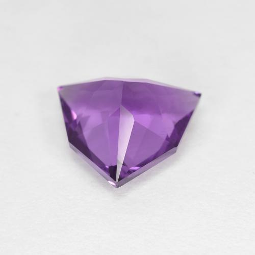 9,17 ctw natürlicher Mittelviolett Amethyst, Ausgefallene Form, VVS-VS