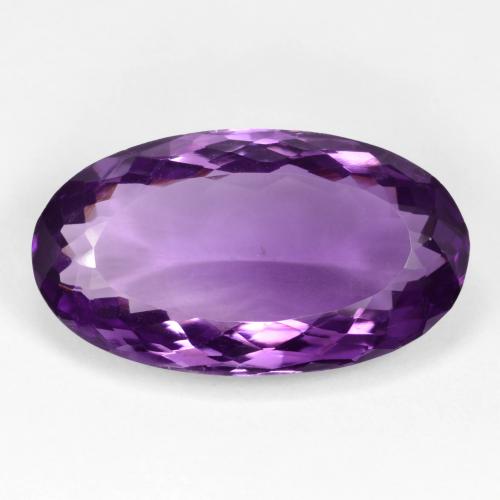 9,17 ctw natürlicher Mittelviolett Amethyst, Oval Schliff, VVS-VS