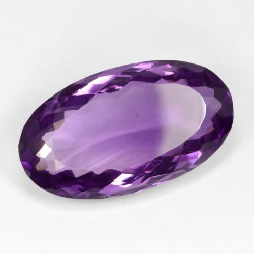 9,17 ctw natürlicher Mittelviolett Amethyst, Oval Schliff, VVS-VS
