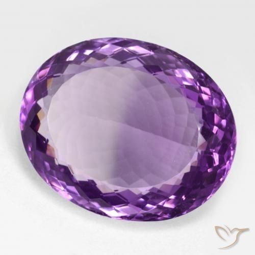 9,17 ctw natürlicher Mittelviolett Amethyst, Oval, VVS-VS