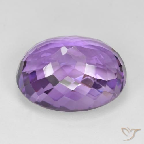9,17 ctw natürlicher Lebhaftes Violett Amethyst, Oval, VS