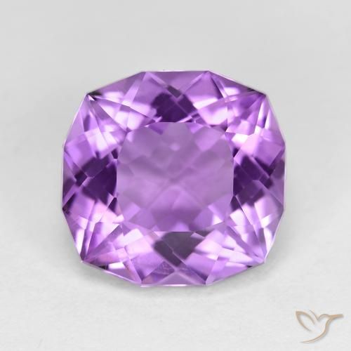 9,17 ctw natürlicher Mittelviolett Amethyst, Kissenschliff, VVS
