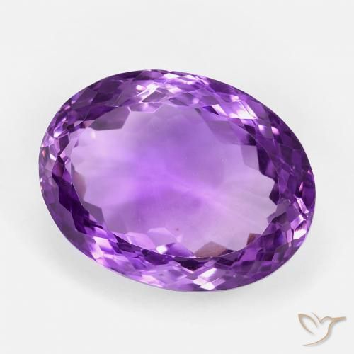 9,17 ctw natürlicher Intensives Violett Amethyst, Oval, VVS