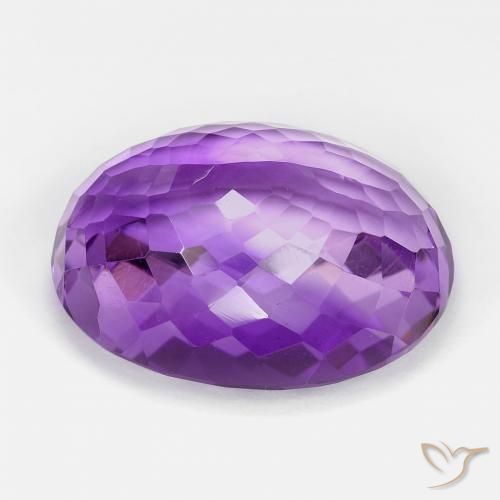 9,17 ctw natürlicher Intensives Violett Amethyst, Oval, VVS