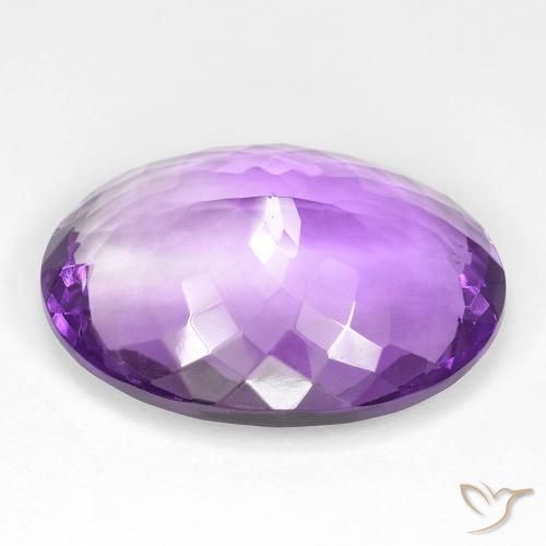 9,17 ctw natürlicher Mittelviolettes Violett Amethyst, Oval, VVS