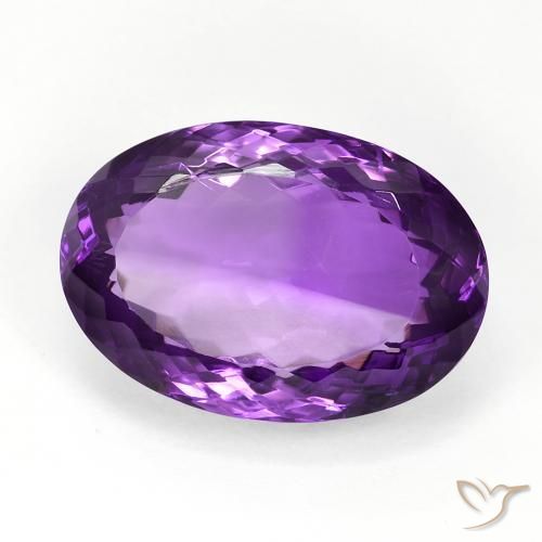 9,17 ctw natürlicher Intensives Violett Amethyst, Oval, VVS