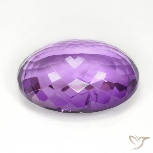 9,17 ctw natürlicher Intensives Violett Amethyst, Oval, VVS