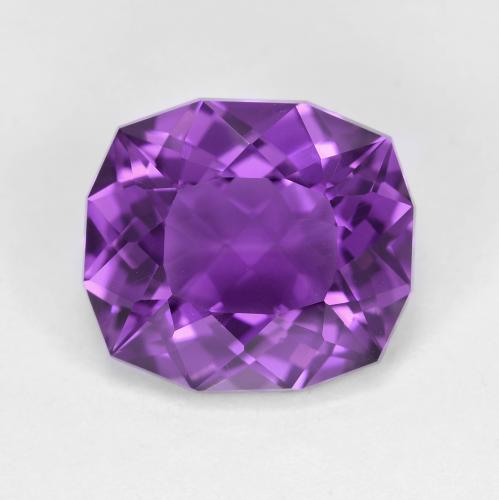 9,17 ctw natürlicher Mittelviolett Amethyst, Kissenschliff, VVS-VS