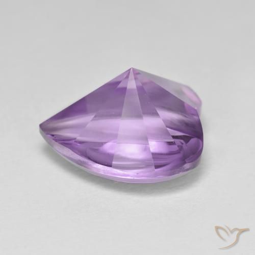 9,17 ctw natürlicher Lilaisch-violett Amethyst, Herz, Transparent
