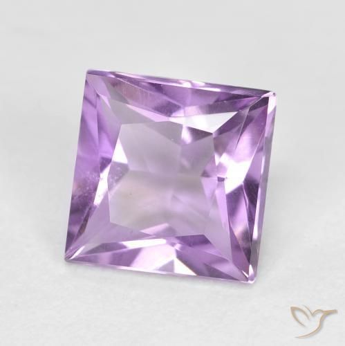 9,17 ctw natürlicher Lilaisch-violett Amethyst, Quadrat, VS