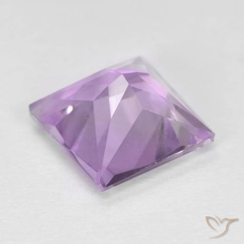 9,17 ctw natürlicher Lilaisch-violett Amethyst, Quadrat, VS