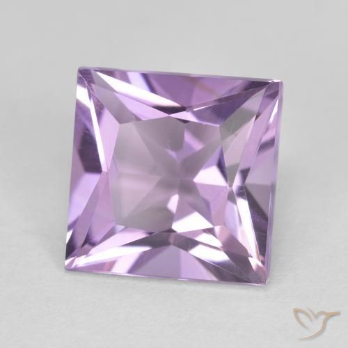 9,17 ctw natürlicher Lilaisch-violett Amethyst, Quadrat, VVS-VS