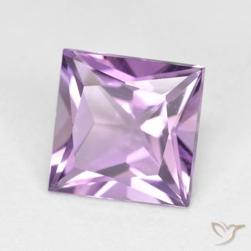 9,17 ctw natürlicher Mittel-helles Purpurviolett Amethyst, Quadrat, VS