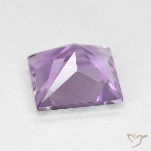 9,17 ctw natürlicher Mittel-helles Purpurviolett Amethyst, Quadrat, VS