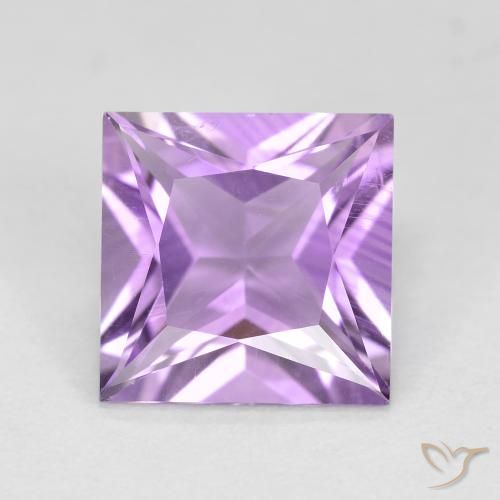 2.19ct Natürlicher Iris Violett Amethyst, Quadrat, VS