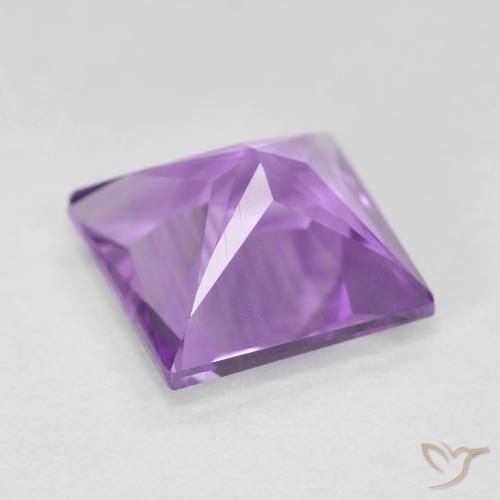 9,17 ctw natürlicher Iris Violett Amethyst, Quadrat, VS