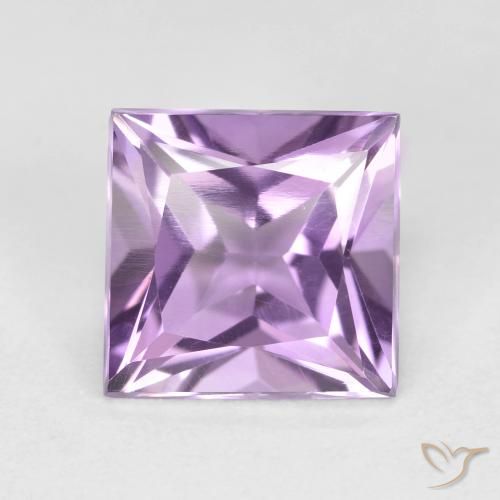 2.23ct Natürlicher Lilaisch-violett Amethyst, Quadrat, VVS-VS