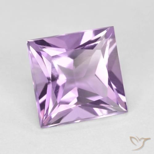 9,17 ctw natürlicher Lilaisch-violett Amethyst, Quadrat, VVS-VS