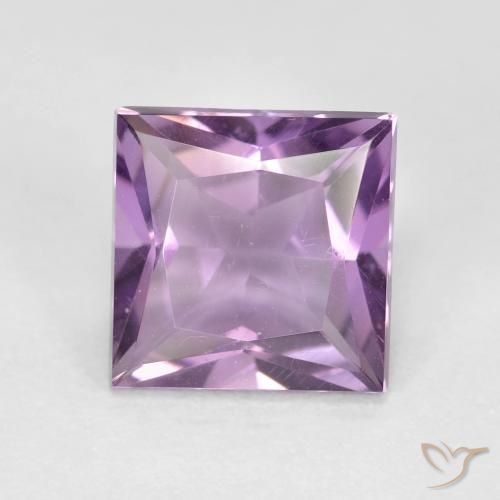 9,17 ctw natürlicher Lilaisch-violett Amethyst, Quadrat, VVS-VS