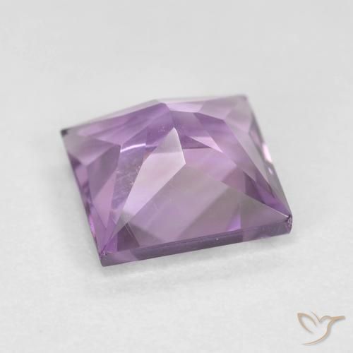 9,17 ctw natürlicher Lilaisch-violett Amethyst, Quadrat, VVS-VS