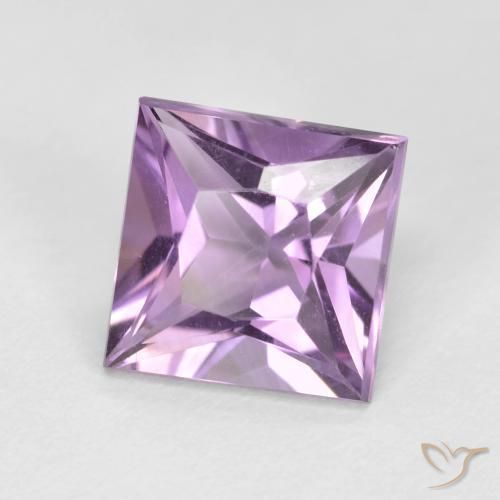 9,17 ctw natürlicher Lilaisch-violett Amethyst, Quadrat, VVS-VS