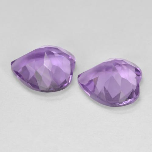5.98 ct natürliche tiefviolett Amethyst-Edelsteine, Herzform, VVS