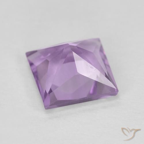 9,17 ctw natürlicher Mittel-helles Purpurviolett Amethyst, Quadrat, VVS-VS