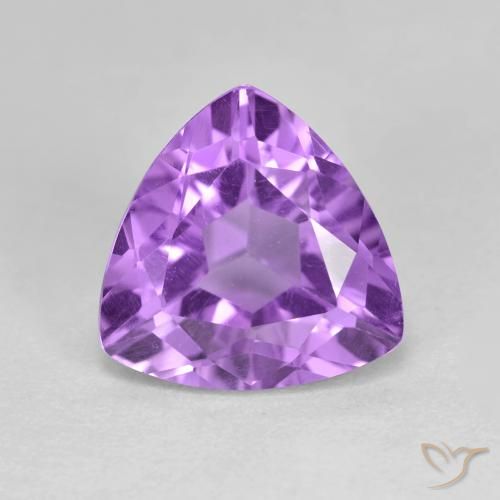 3.13ct Natürlicher tiefviolett Amethyst, Trillion, VS