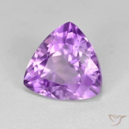 9,17 ctw natürlicher Mittel-helles Purpurviolett Amethyst, Trillion, VS