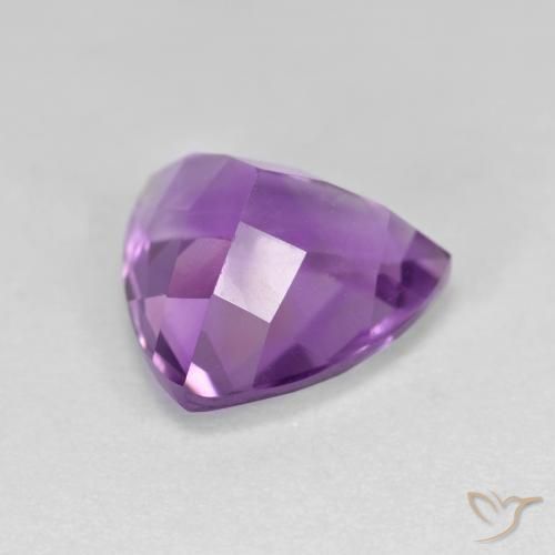 9,17 ctw natürlicher Mittel-helles Purpurviolett Amethyst, Trillion, VS