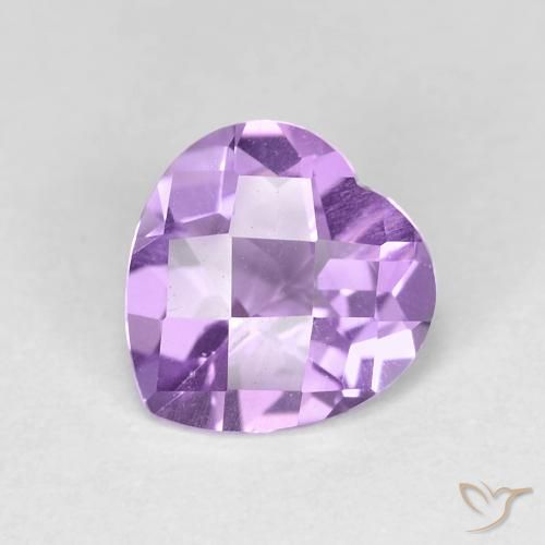 1.55ct Natürlicher Iris Violett Amethyst, Herz, VVS-VS