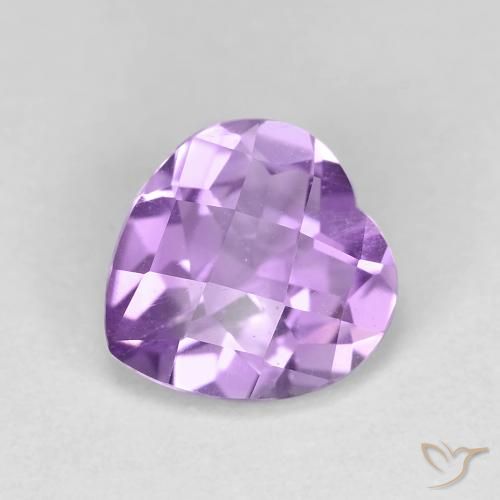 1.54ct Natürlicher Mittelviolett Amethyst, Herz, VVS-VS