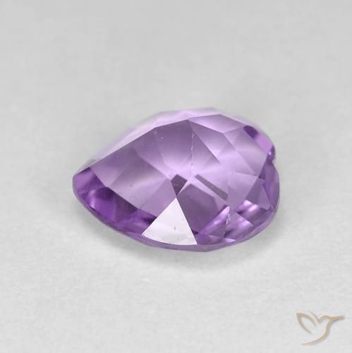 9,17 ctw natürlicher Mittelviolett Amethyst, Herz, VVS-VS