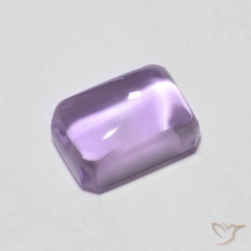 1.31ct Natürlicher hellviolett Amethyst, Smaragdschliff, Transparent