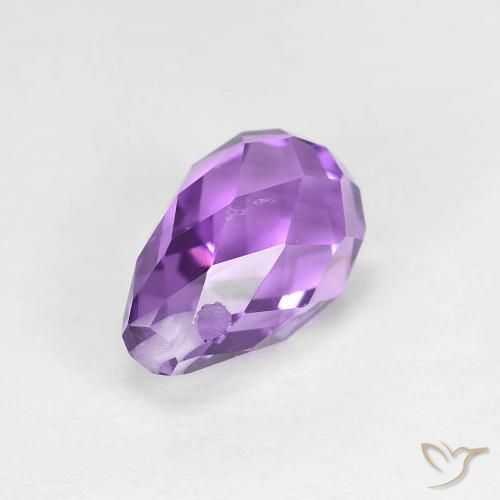 9,17 ctw natürlicher Lilaisch-violett Amethyst, Briolette, VS