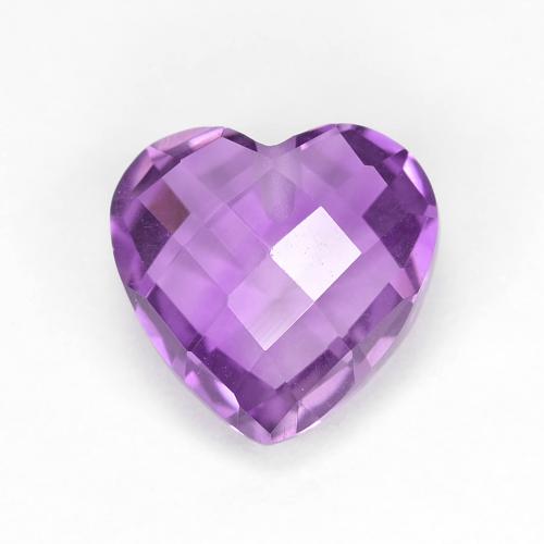 9,17 ctw natürlicher Mittelviolettes Violett Amethyst, Herzform, VVS-VS