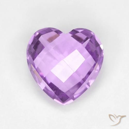 1.88ct Natürlicher Mittelviolettes Violett Amethyst, Herz, VVS
